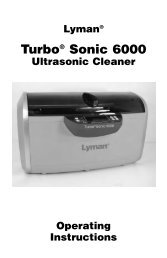 Turbo® Sonic 6000 - Lyman Products
