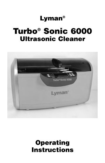 Turbo® Sonic 6000 - Lyman Products