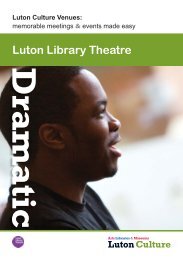 Luton Library Theatre conference hire.pdf - Luton Culture