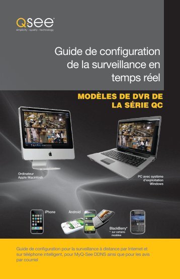 Guide de configuration de la surveillance en temps réel - Q-See