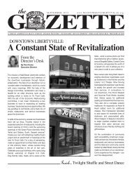 Gazette - MainStreet Libertyville