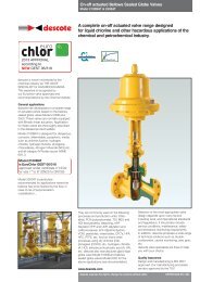 REMOTELY OPERABLE SHUT-OFF GLOBE VALVES ... - Euro Chlor