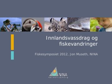Innlandsvassdrag og fiskevandringer - Energi Norge