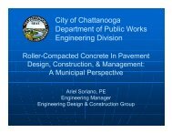City of Chattanooga Department of Public Works Engineering Division