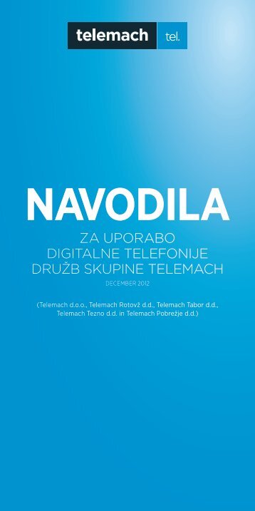 NAVODILA - Telemach