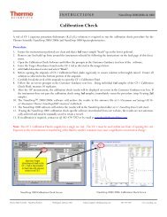 NanoDrop 2000-2000c & 1000 Calibration Check procedure.pub