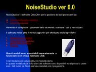 Presentazione del software NoiseStudio - Delta Ohm S.r.l.