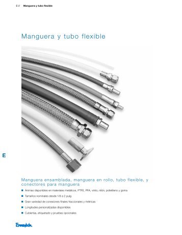 Manguera y Tubo Flexible, Manguera Ensamblada ... - Swagelok