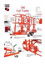 180 pipe coil trailer - Steve Vick International