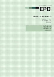 PRODUCT CATEGORY RULES CPC Class 3744 CEMENT PCR ...