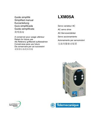 telemecanique lexium lxm05 - Metris-automation.com