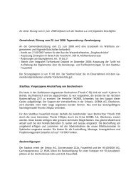 06/2008 Aus dem Stadtratsprotokoll vom 3. Juni 2008 [PDF, 17.0 KB]