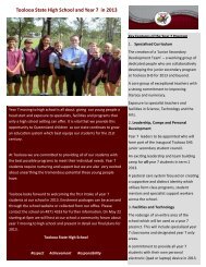 year-7-enrolment-package - Toolooa State High School - Education ...
