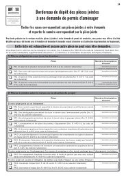 Bordereau de dÃ©pÃ´t des piÃ¨ces jointes Ã  une demande de permis d ...