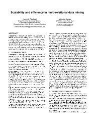 Scalability and efficiency in multi-relational data mining - Computer ...