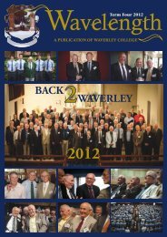 December Issue - Waverley College