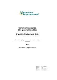 Communicatieplan CO2-prestatieladder Pipelife Nederland B.V.