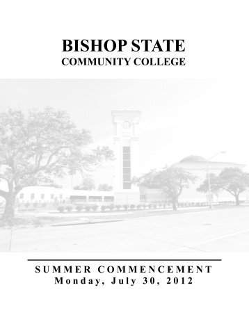 Summer Commencement 2012 - Bishop State Community College