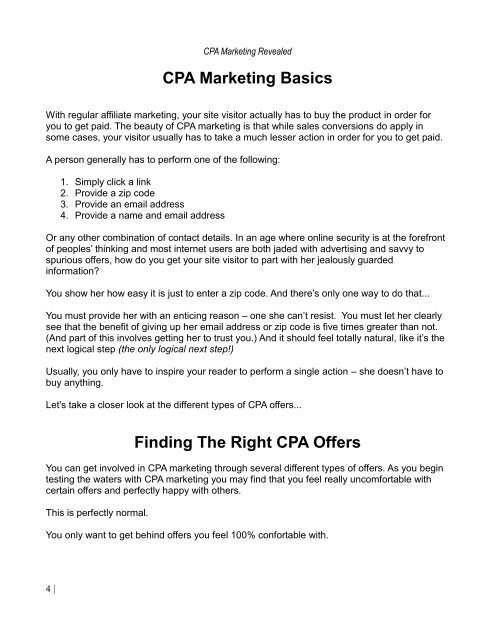 CPA Marketing Revealed 1 | - Viral PDF Generator