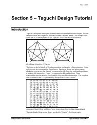 Section 5 â Taguchi Design Tutorial - Statease.info