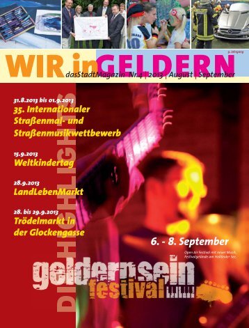 6. - 8. September - WIR in Geldern