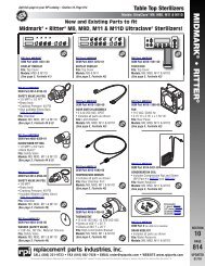 MidmarkÂ®â¢RitterÂ® M9, M9D, M11 & M11D UltraclaveÂ® Sterilizers