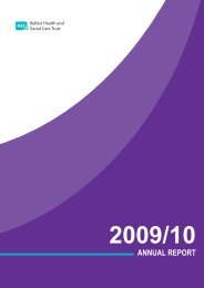 Annual Report 2009 -2010 - Belfast Health and Social Care Trust