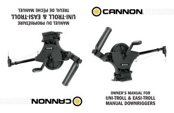 UNI-TROLL & EASI-TROLL - Cannon Downriggers