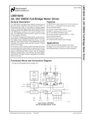 LMD18245 3A, 55V DMOS Full-Bridge Motor Driver