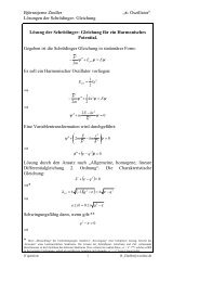 Harmonisches Potential - Nadirpoint.de