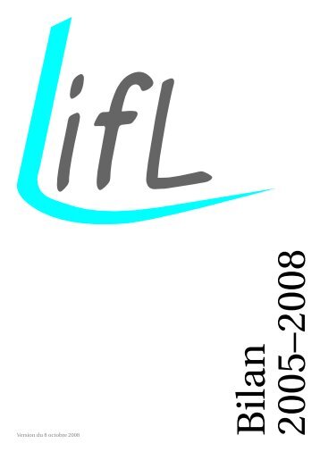 Version du 8 octobre 2008 - LIFL
