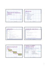 Relaciones de composición y Herencia POO en Java Composición ...