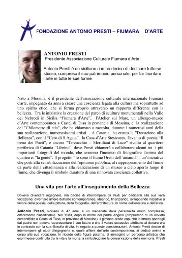 FONDAZIONE ANTONIO PRESTI â€“ FIUMARA D'ARTE ... - Librino.org