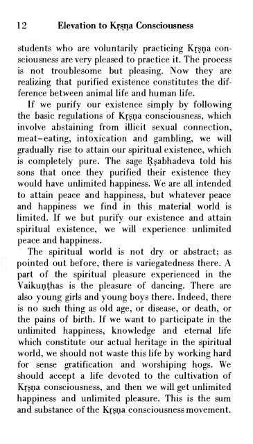 Elevation to Krsna Consciousness - Original 1973 ... - Prabhupada