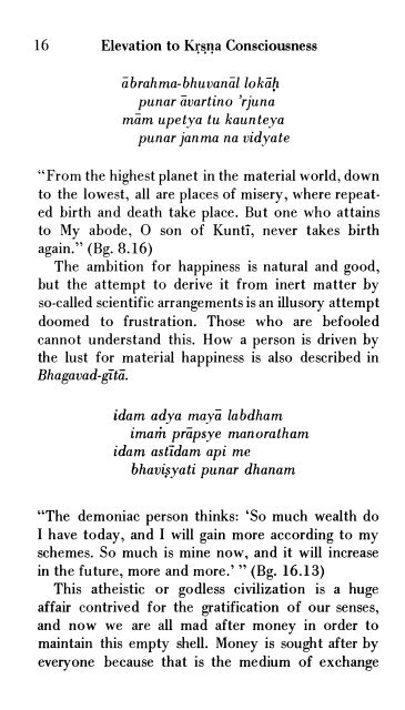 Elevation to Krsna Consciousness - Original 1973 ... - Prabhupada