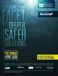 & SAVE $100 OR MORE! - Deep Offshore Technology International