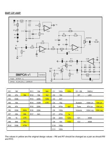 BMP OP AMP - GuitarPCB.com