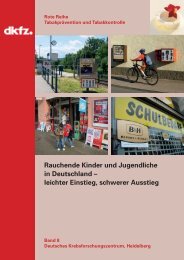 Rauchende Kinder und Jugendliche in Deutschland – leichter ...