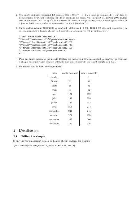 Calculer un calendrier avec LATEX, le dessiner en 3D avec PSTricks