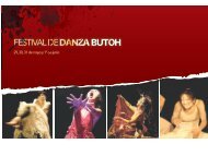 Festival Butoh en Ex Teresa - Coordinacion Nacional de Danza