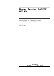 Norma TÃ©cnica SABESP NTS 134