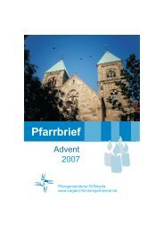 Pfarrbrief - St. Brigida - St. Margareta Online