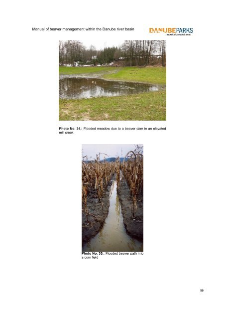 Manual of beaver management within the ... - DANUBEPARKS