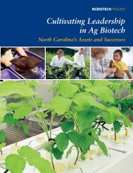 Cultivating Leadership in Ag Biotech - North Carolina Biotechnology ...