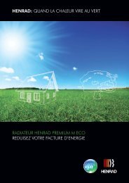 quand la chaleur vire au vert radiateur henrad premium m eco ...