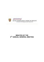 minutes of the 9 annual general meeting - Malaysian Dental ...