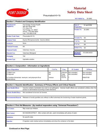 1371 Pneumabort-K+1b (English) AHP 007 MSDS GLOBAL FDAH