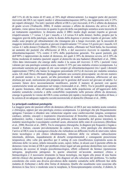 La cura della persona affetta da demenza in pronto soccorso - GrG