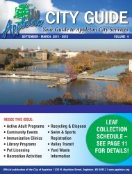 CITY GUIDE - City of Appleton