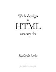 Web design avançado - Argo Navis